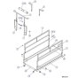 Main Platform, Hinged Railings (Model 4830, 4832) Assembly for Skyjack SJIII 3220 DC Scissor Lift