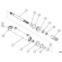 Steer Cylinder Assembly for Skyjack SJIII 3220 DC Scissor Lift