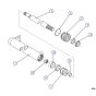 Powered Extension Platform Cylinder for Skyjack SJIII 4620 (66005 - 66429 700000 - 704418) DC Scissor Lift