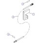 Air Hose to Platform for Skyjack SJIII 4626 (700000 - 704418) DC Scissor Lift