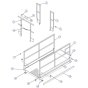 Main Platform and Railings (Rigid Railings) for Skyjack SJIII 4626 (700000 - 704418) DC Scissor Lift