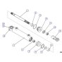 Steer Cylinder for Skyjack SJIII 4626 (700000 - 704418) DC Scissor Lift