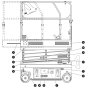 Decals for Skyjack SJ3014 Micro DC Scissor Lift