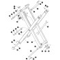 Scissor Arm (Level 1) Assembly for Skyjack SJ3014 Micro DC Scissor Lift
