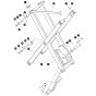 Scissor Arm (Level 3) Assembly for Skyjack SJ3014 Micro DC Scissor Lift