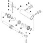 Steer Cylinder Assembly for Skyjack SJ3215 DC Scissor Lift