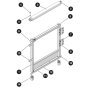 Half Gate (Solid) Assembly for Skyjack SJ3215 DC Scissor Lift