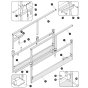Main Platform Hinged Railing Assembly for Skyjack SJ3215 E DC Scissor Lift