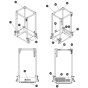 X-Step Decals for Skyjack SJ3215 E DC Scissor Lift