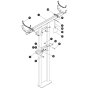 Heavy-Duty Pipe Rack Assembly for Skyjack SJ3215 E DC Scissor Lift