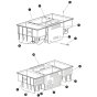 Tool Caddy Assembly for Skyjack SJ3215 E DC Scissor Lift