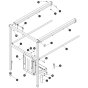Extension Platform Solid Railing Assembly for Skyjack SJ3215 E DC Scissor Lift