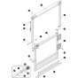 Half Gate Hinged Assembly for Skyjack SJ3215 E DC Scissor Lift
