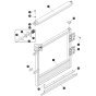 Half Gate Solid Assembly for Skyjack SJ3215 E DC Scissor Lift