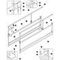 Main Platform Railing Assembly for Skyjack SJ3220 E DC Scissor Lift