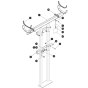 Heavy-Duty Pipe Rack Assembly for Skyjack SJ3220 E DC Scissor Lift