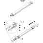 Lift Cylinder Assembly for Skyjack SJ3226 DC Scissor Lift