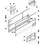 Main Railing Assembly for Skyjack SJ3226 DC Scissor Lift