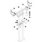 Heavy-Duty Pipe Rack Assembly for Skyjack SJ3226 DC Scissor Lift