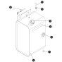 Fuel Tank Assembly for Skyjack SJ8841 RT Scissor Lift