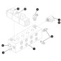 Outrigger Manifold Assembly for Skyjack SJ8841 RT Scissor Lift