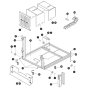 Engine Roll-Out Tray Assembly for Skyjack SJ9250 RT Scissor Lift