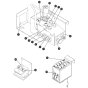 Decals (Control Console) for Skyjack SJ9250 RT Scissor Lift
