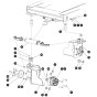 Steer Mechanism Assembly for Skyjack SJIII 3219 DC Scissor Lift