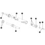 Steer Cylinder Assembly for Skyjack SJIII 3219 DC Scissor Lift