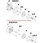 Rear Brake Assembly for Skyjack SJIII 3219 DC Scissor Lift