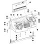 Hydraulic, Electrical Tray (Plastic Tank) Assembly for Skyjack SJIII 3219 DC Scissor Lift
