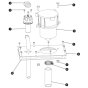 Hydraulic Tank Lid (Welded Tank) Assembly for Skyjack SJIII 3219 DC Scissor Lift