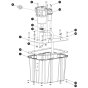 Hydraulic Tank (Plastic) Assembly for Skyjack SJIII 3219 DC Scissor Lift