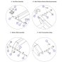 Scissor Arm Mounting Assembly for Skyjack SJIII 3226 DC Scissor Lift