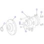 Rear Hub Assembly for Skyjack SJIII 3226 DC Scissor Lift