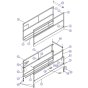 Side Railing Assembly for Skyjack SJIII 3226 DC Scissor Lift