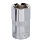 WallDrive Socket 15mm 1/2"Sq Drive Fully Polished Sealey Part No. SP1215