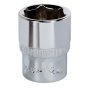 WallDrive Socket 22mm 1/2"Sq Drive Fully Polished Sealey Part No. SP1222