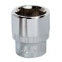 WallDrive Socket 18mm 3/8"Sq Drive Fully Polished Sealey Part No. SP3818
