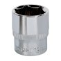 WallDrive Socket 19mm 3/8"Sq Drive Fully Polished Sealey Part No. SP3819
