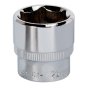 WallDrive Socket 22mm 3/8"Sq Drive Fully Polished Sealey Part No. SP3822