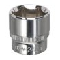 WallDrive Socket 24mm 3/8"Sq Drive Fully Polished Sealey Part No. SP3824