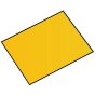 Magnetic Square Number Plate Yellow for Machinery Accessory
