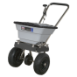 Stainless Steel Broadcast Salt Spreader 37kg Walk Behind Sealey Part No. SSB37W