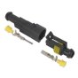 Superseal Male & Female Connector 1-Way Sealey Part No. SSC1MF