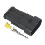 Superseal Male Connector 3-Way Pack of 5 Sealey Part No. SSC3M