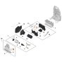 Electric Motor, Blower Assembly for Stihl BRA200 Blower