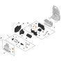 Electric Motor, Blower Assembly for Stihl BRA280 Blower