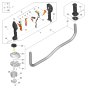Handle Assembly for Stihl FSA250 Cordless Trimmer
