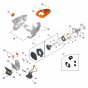 Motor Housing Assembly for Stihl HLA 140 B Hedgetrimmer